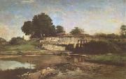 Charles-Francois Daubigny, The Flood-Gate at Optevoz (mk05)